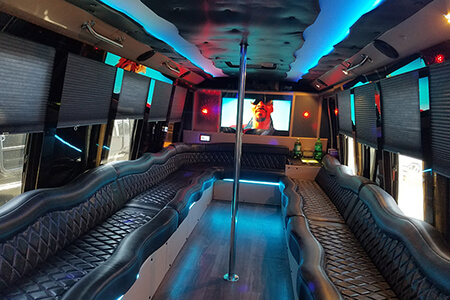 mids-sized party bus