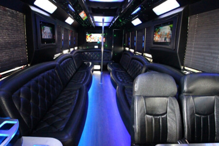 limo-style interior