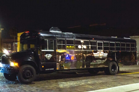 black party bus