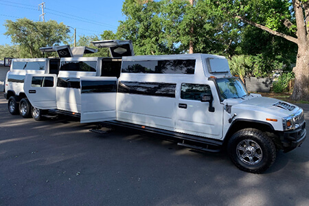 jet door hummer limo